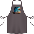 Goliath Fish Fishing Fisherman Cotton Apron 100% Organic Dark Grey