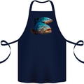 Goliath Fish Fishing Fisherman Cotton Apron 100% Organic Navy Blue
