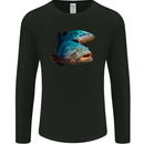 Goliath Fish Fishing Fisherman Mens Long Sleeve T-Shirt Black