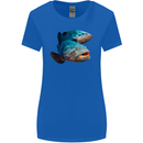 Goliath Fish Fishing Fisherman Womens Wider Cut T-Shirt Royal Blue