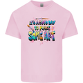 Good Day to Make Some Art Artist Kids T-Shirt Childrens Light Pink