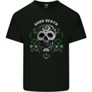 Good Death DOTD Day of the Dead Sugar Skull Kids T-Shirt Childrens Black