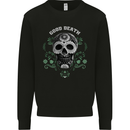 Good Death DOTD Day of the Dead Sugar Skull Mens Sweatshirt Jumper Black