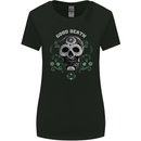 Good Death DOTD Day of the Dead Sugar Skull Womens Wider Cut T-Shirt Black