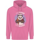 Good Food Good Mood Funny Panda Chef BBQ Childrens Kids Hoodie Azalea