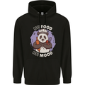 Good Food Good Mood Funny Panda Chef BBQ Childrens Kids Hoodie Black