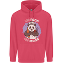 Good Food Good Mood Funny Panda Chef BBQ Childrens Kids Hoodie Heliconia