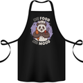 Good Food Good Mood Funny Panda Chef BBQ Cotton Apron 100% Organic Black