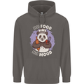 Good Food Good Mood Funny Panda Chef BBQ Mens 80% Cotton Hoodie Charcoal