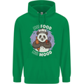 Good Food Good Mood Funny Panda Chef BBQ Mens 80% Cotton Hoodie Irish Green