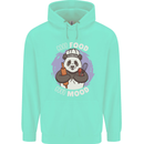 Good Food Good Mood Funny Panda Chef BBQ Mens 80% Cotton Hoodie Peppermint