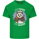 Good Food Good Mood Funny Panda Chef BBQ Mens Cotton T-Shirt Tee Top Irish Green