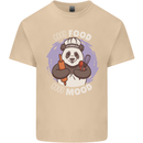 Good Food Good Mood Funny Panda Chef BBQ Mens Cotton T-Shirt Tee Top Sand