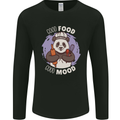 Good Food Good Mood Funny Panda Chef BBQ Mens Long Sleeve T-Shirt Black
