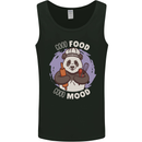 Good Food Good Mood Funny Panda Chef BBQ Mens Vest Tank Top Black