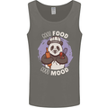 Good Food Good Mood Funny Panda Chef BBQ Mens Vest Tank Top Charcoal