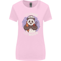 Good Food Good Mood Funny Panda Chef BBQ Womens Wider Cut T-Shirt Light Pink