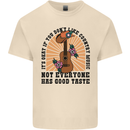 Good Taste Country Music Guitar Mens Cotton T-Shirt Tee Top Natural