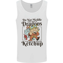 Good With Ketchup Dragon RPG Role Play Games Mens Vest Tank Top White