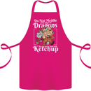 Good With Ketchup Dragon Role Play Games RPG Cotton Apron 100% Organic Pink