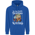 Good With Ketchup Dragon Role Play Games RPG Mens 80% Cotton Hoodie Royal Blue