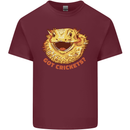 Got Crickets Bearded Dragon Mens Cotton T-Shirt Tee Top Maroon
