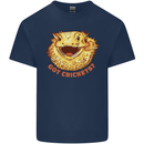 Got Crickets Bearded Dragon Mens Cotton T-Shirt Tee Top Navy Blue