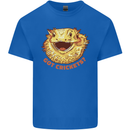 Got Crickets Bearded Dragon Mens Cotton T-Shirt Tee Top Royal Blue