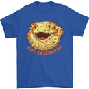 Got Crickets Bearded Dragon Mens T-Shirt 100% Cotton Royal Blue