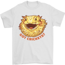 Got Crickets Bearded Dragon Mens T-Shirt 100% Cotton White