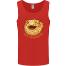 Got Crickets Bearded Dragon Mens Vest Tank Top Red