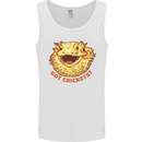 Got Crickets Bearded Dragon Mens Vest Tank Top White