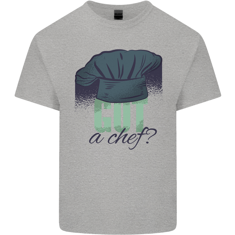 Got a Chef Funny Cooking Food BBQ Grill Mens Cotton T-Shirt Tee Top Sports Grey