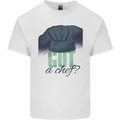 Got a Chef Funny Cooking Food BBQ Grill Mens Cotton T-Shirt Tee Top White
