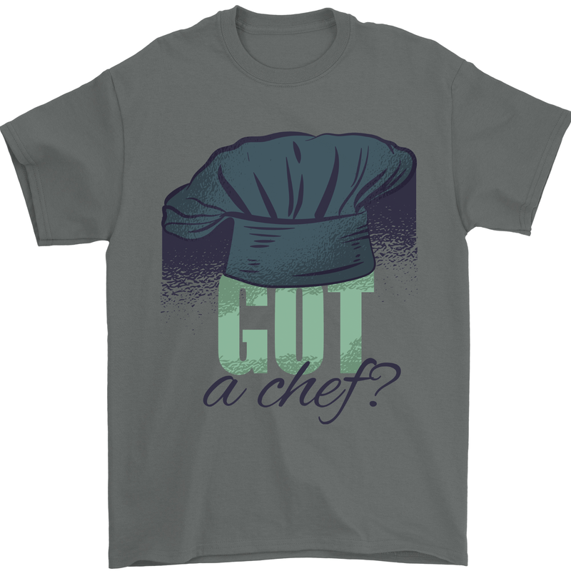 Got a Chef Funny Cooking Food BBQ Grill Mens T-Shirt 100% Cotton Charcoal