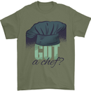 Got a Chef Funny Cooking Food BBQ Grill Mens T-Shirt 100% Cotton Military Green