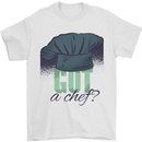 Got a Chef Funny Cooking Food BBQ Grill Mens T-Shirt 100% Cotton White