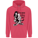 Goth Mum Like a Regular but Spookier Gothic Childrens Kids Hoodie Heliconia