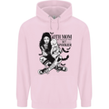 Goth Mum Like a Regular but Spookier Gothic Childrens Kids Hoodie Light Pink