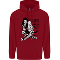Goth Mum Like a Regular but Spookier Gothic Childrens Kids Hoodie Red