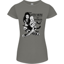 Goth Mum Like a Regular but Spookier Gothic Womens Petite Cut T-Shirt Charcoal