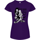Goth Mum Like a Regular but Spookier Gothic Womens Petite Cut T-Shirt Purple