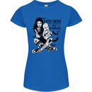 Goth Mum Like a Regular but Spookier Gothic Womens Petite Cut T-Shirt Royal Blue