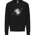 Gothic Creation of Adam Parody Goth Funny Kids Sweatshirt Jumper Black