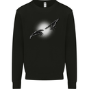 Gothic Creation of Adam Parody Goth Funny Mens Sweatshirt Jumper Black