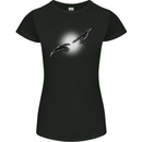 Gothic Creation of Adam Parody Goth Funny Womens Petite Cut T-Shirt Black