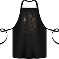 Gothic Grim Reaper Goth Heavy Metal Skull 10 Cotton Apron 100% Organic Black
