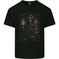 Gothic Grim Reaper Goth Heavy Metal Skull 10 Kids T-Shirt Childrens Black