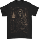 Gothic Grim Reaper Goth Heavy Metal Skull 10 Mens T-Shirt 100% Cotton BLACK