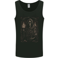 Gothic Grim Reaper Goth Heavy Metal Skull 10 Mens Vest Tank Top Black
